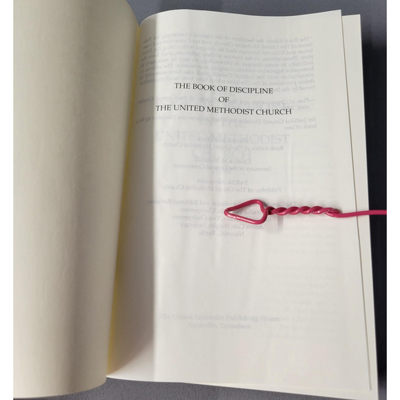 Vintage 2004 Book of Discipline United Methodist Church Hardcover Religious Law - Picture 4 of 15